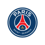 Logo du club de football français Paris Saint-Germain (PSG).